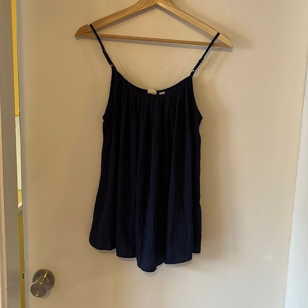 XS Gap Pleated Camisole Navy Blue